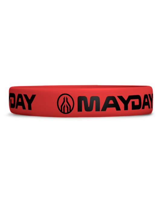 MAYDAY |  Silicone band red