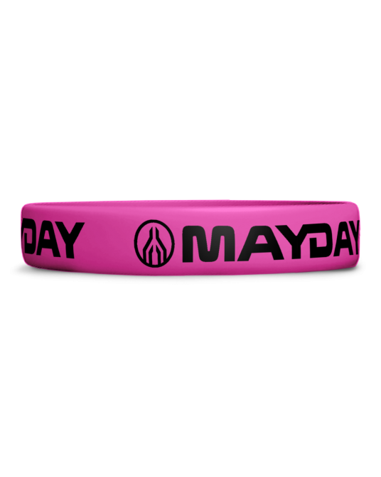 MAYDAY | Silicone band pink