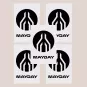 MAYDAY | 5 naklejek Logo