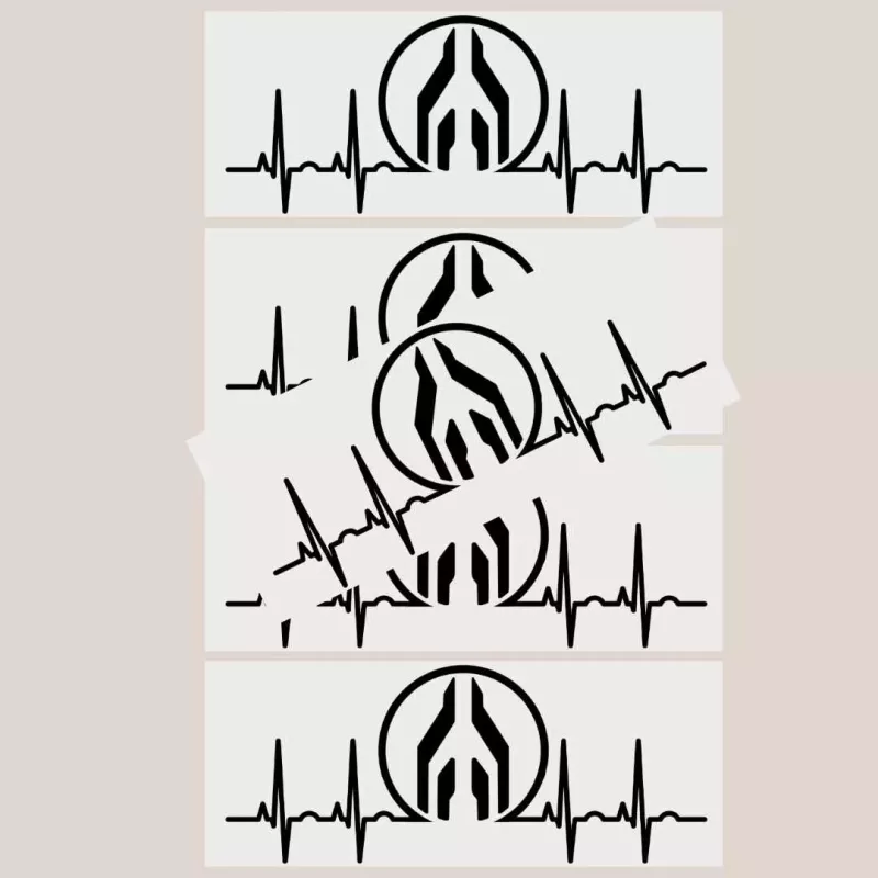 Set of 5 Impuls Stickers