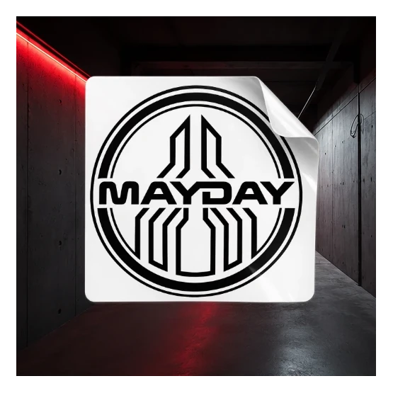 MAYDAY | Zestaw 5 naklejek SIGNAL