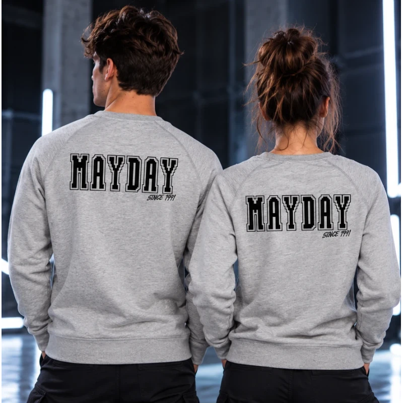 MAYDAY | Szara bluza | Unisex