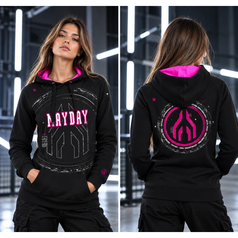 MAYDAY | Czarna bluza | Girl